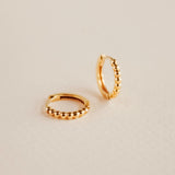 Beaded Huggie Earrings