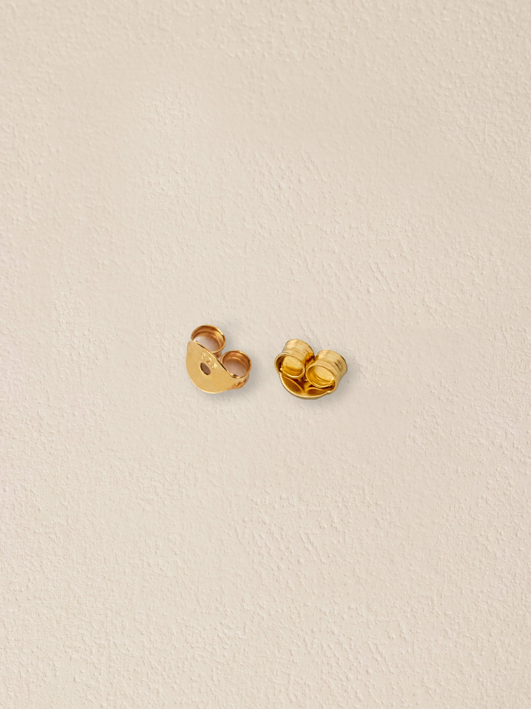 Butterfly earring backs in gold vermeil