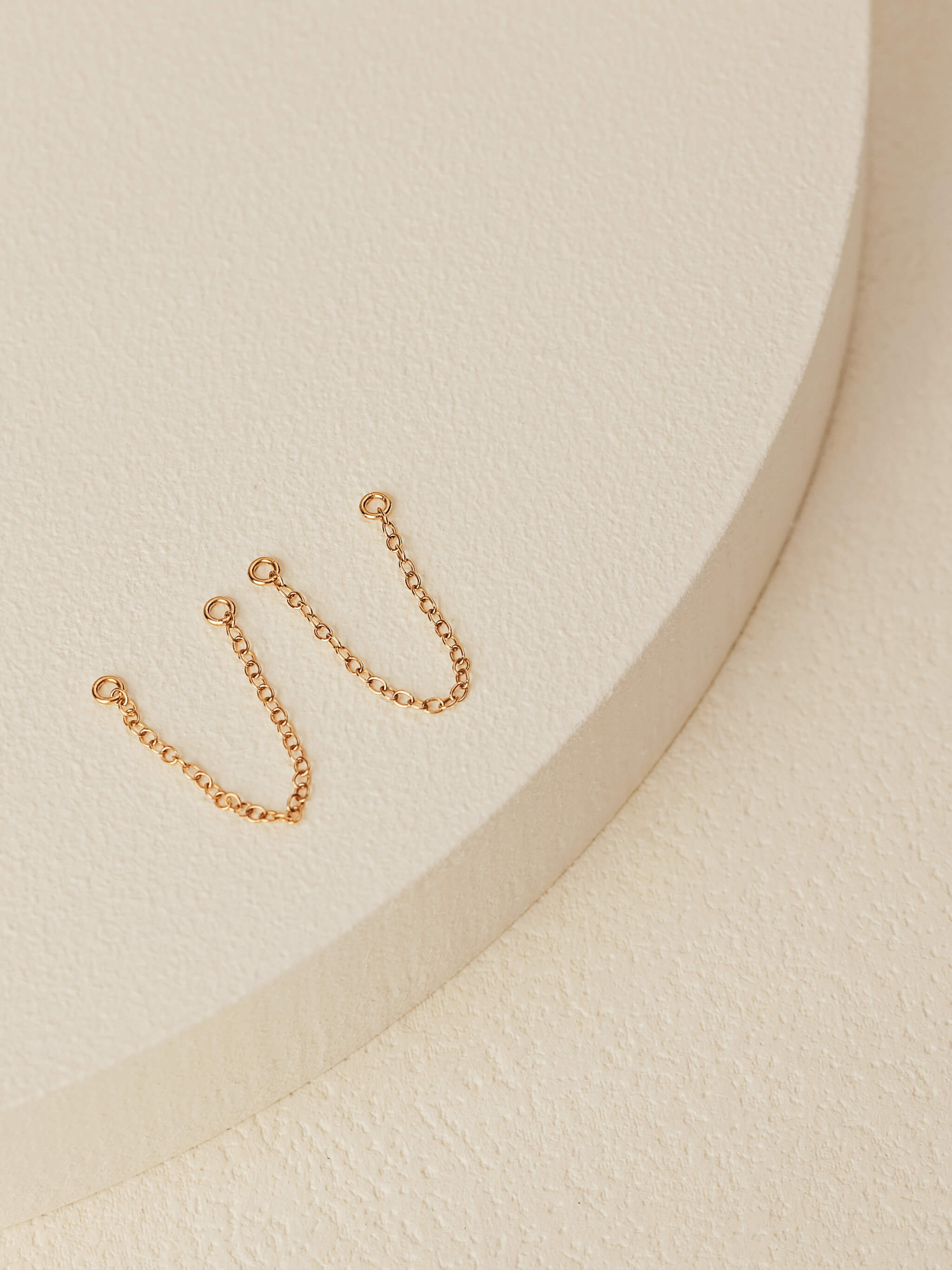 Classic Chain Ear Jacket Earrings in gold vermeil