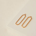 Loop Ear Jacket Earrings in gold vermeil