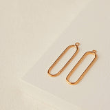 Loop Ear Jacket Earrings in gold vermeil