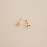 Solitaire Ear Studs