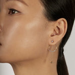The Pendulum Earring Set with sphere chain