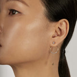 The Pendulum Earring Set with sphere chain